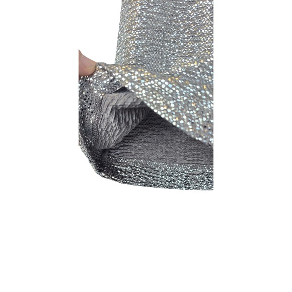 Tulléa Women's Metallic Sparkle Textured Short Sleeve Top M - Picture 5 of 7